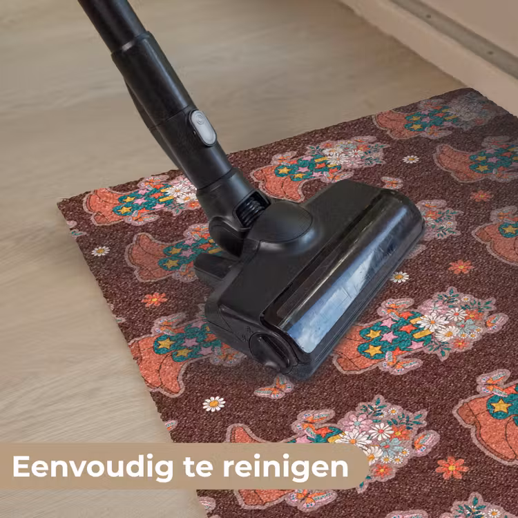 Donker - Cowboy - Laars - Patroon Deurmat klein 898 -reinigen_NL