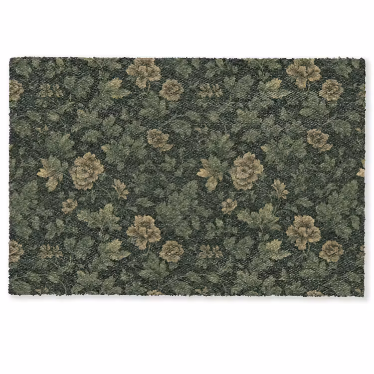 Donker - Groen - Goud - Botanisch Deurmat klein 898 -zkaufland3d