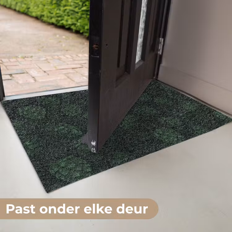 Donker - Groen - Hopbellen - Botanisch - Illustratie Deurmat klein 898 -USP_NL
