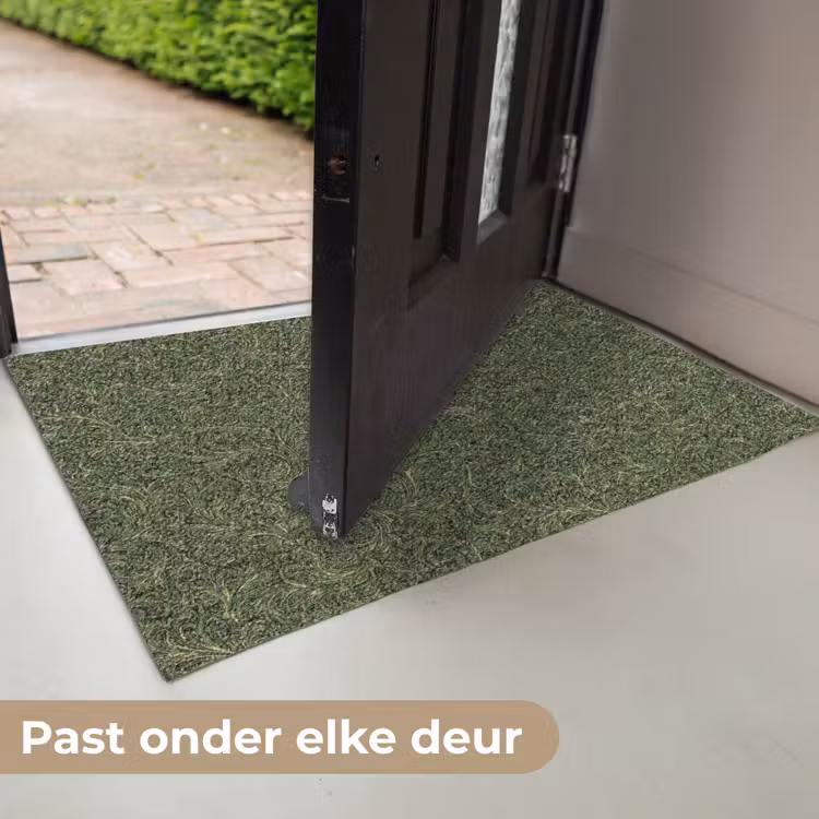 Donker - Groen - Krullend - Botanisch Deurmat klein 898 -USP_NL