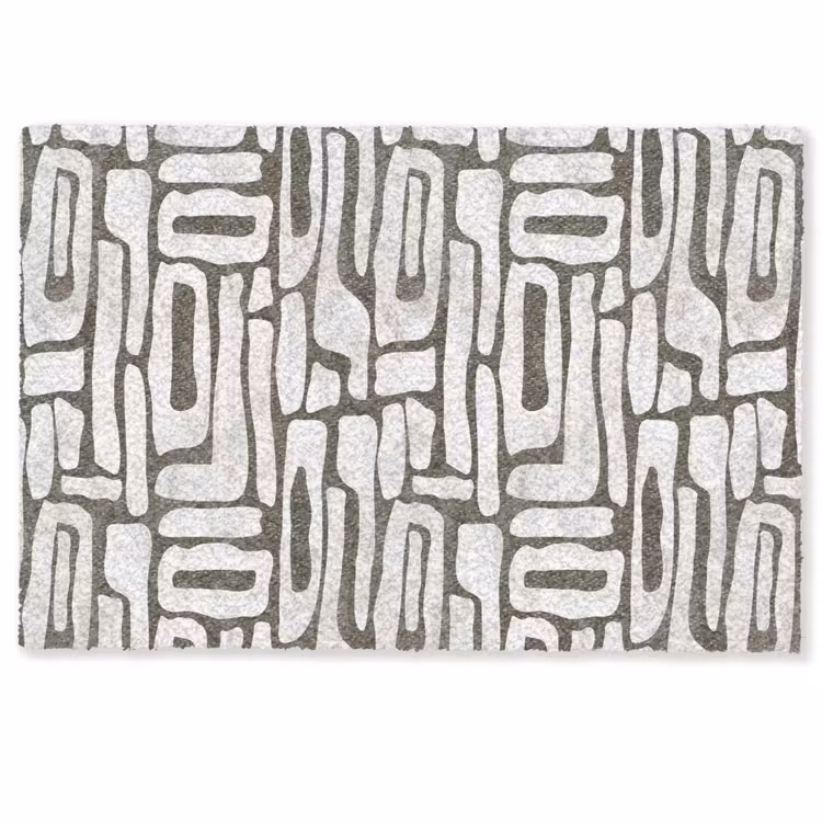 Donker - Wit - Abstract Deurmat klein 898 -zkaufland3d