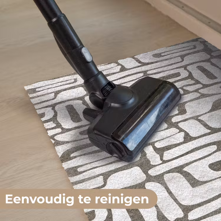 Donker - Wit - Abstract Deurmat klein 898 -reinigen_NL