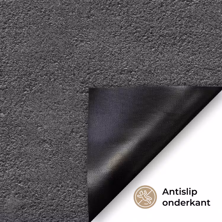 Donkergrijs - Asfaltstructuur - Ruw Deurmat klein 898 -antislip_NL