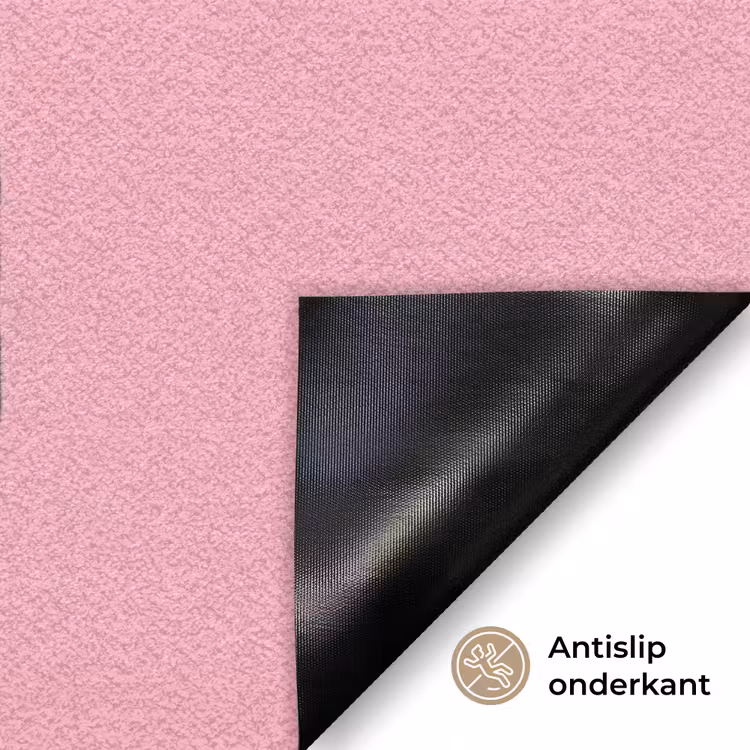 Donkergroen - Tekst - Schaduw - Grafisch Deurmat klein -antislip_NL