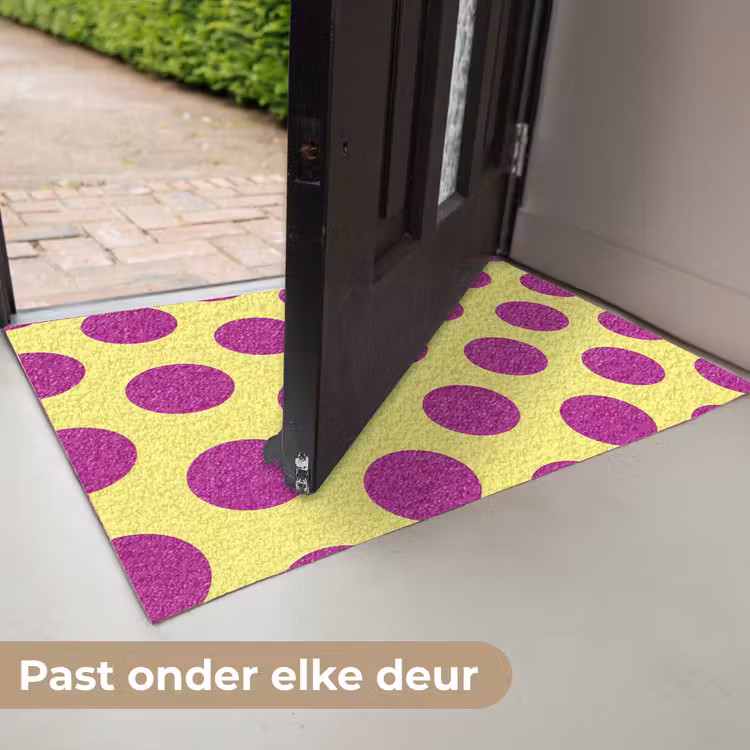 Dots - Klassiek - Geel Deurmat klein 898 -USP_NL