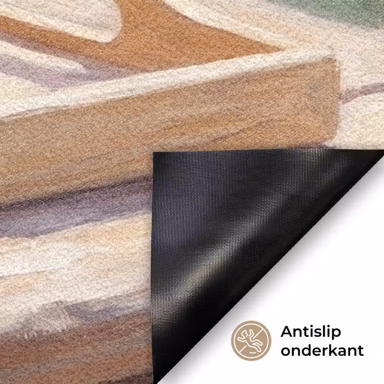 Drank - Citroen - Zomer - Tuin - Geel Deurmat klein -antislip_NL