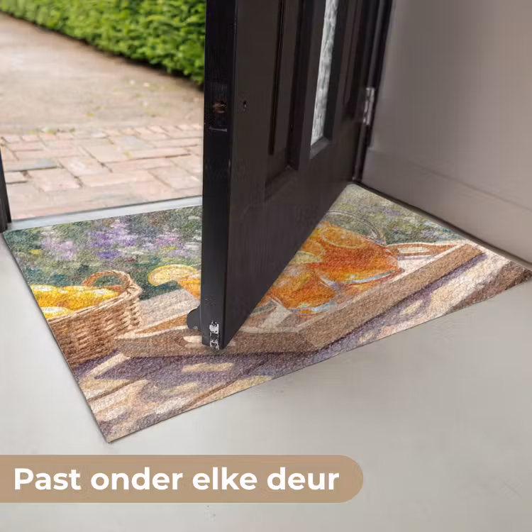 Drank - Citroen - Zomer - Tuin - Geel Deurmat klein -USP_NL