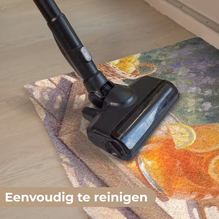 Drank - Citroen - Zomer - Tuin - Geel Deurmat klein -reinigen_NL