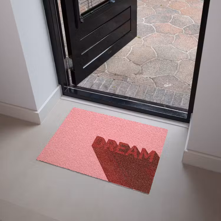 Dream - 3D - Rood - Roze Deurmat klein -sfeer5