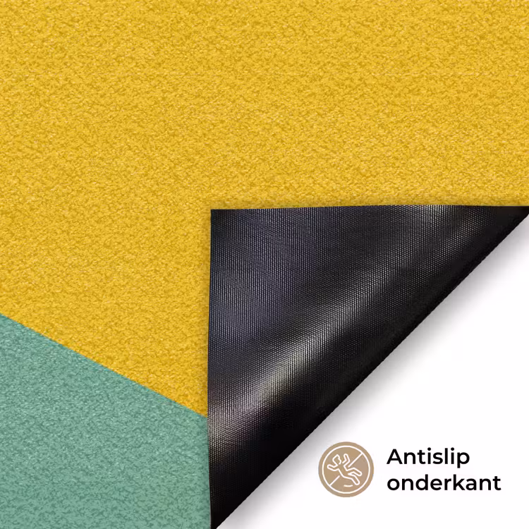 Driehoeken - Kleurrijk - Abstract Deurmat klein -antislip_NL