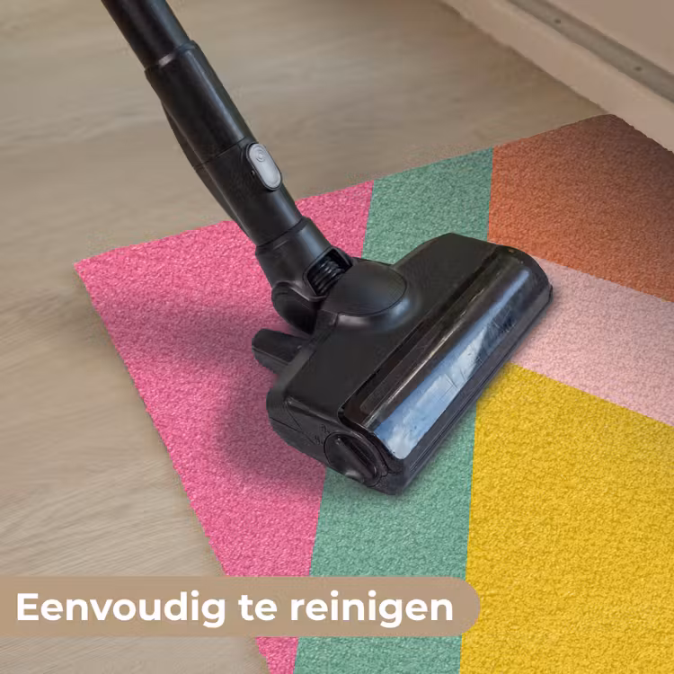 Driehoeken - Kleurrijk - Abstract Deurmat klein -reinigen_NL