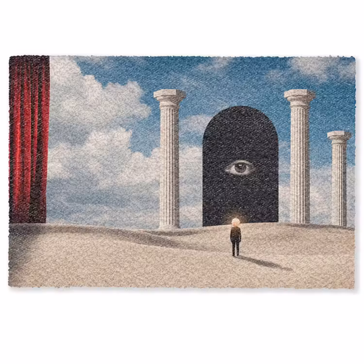 Deurmat - Droom - Woestijn - Oog - Droom - Woestijn - Oog Deurmat klein