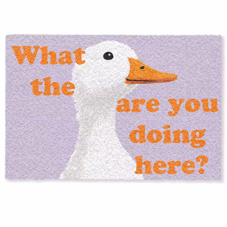 Duck - Animal - Quote Deurmat klein -zkaufland3d
