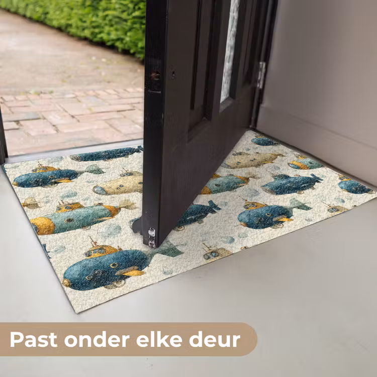 Duikboot - Fantasie - Kleurrijk Deurmat klein 898 -USP_NL