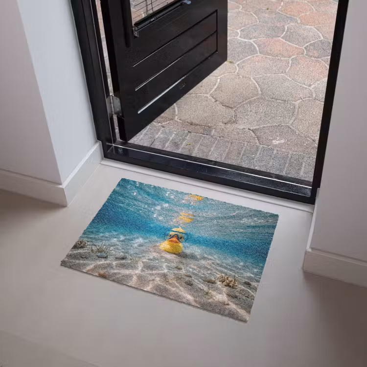 Duikbril - Eend - Water Deurmat klein -sfeer5