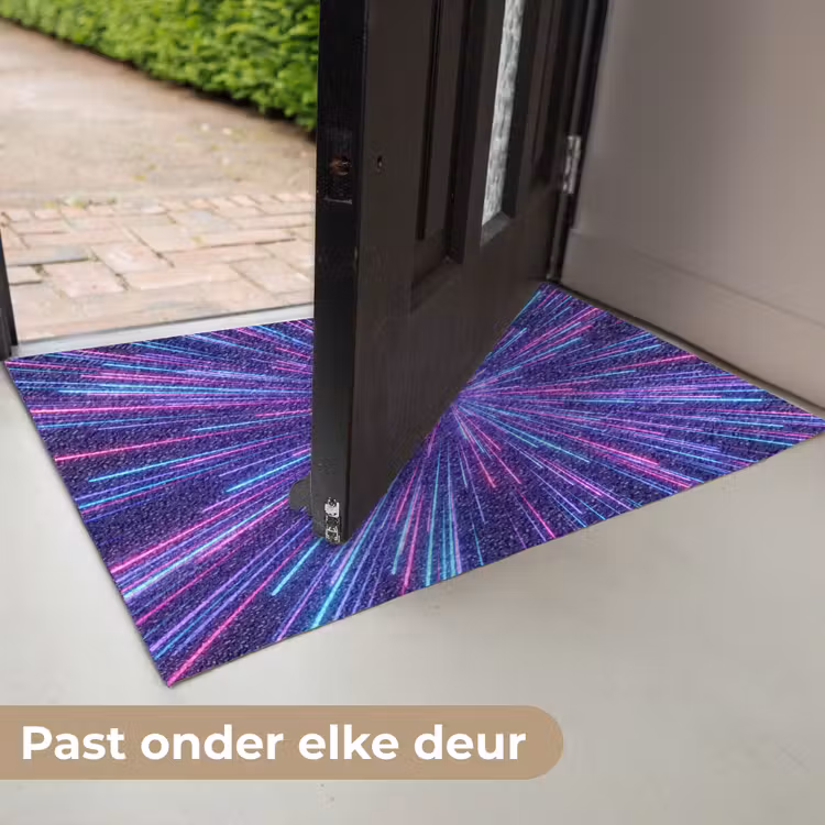 Dynamisch - Ruimte - Kleurrijk Deurmat klein -USP_NL