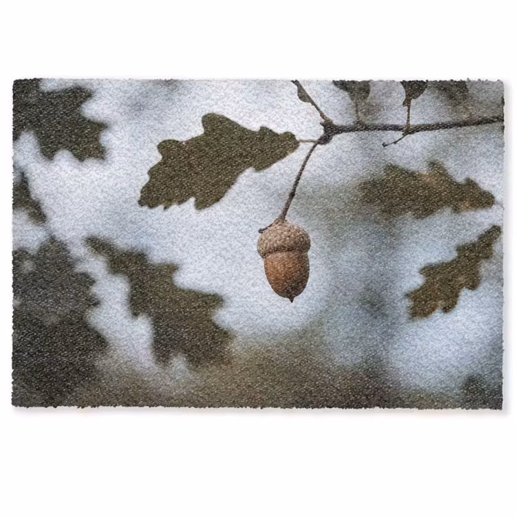 Eikel - Eikenblad - Bos - Herfst - Natuur Deurmat klein -zkaufland3d