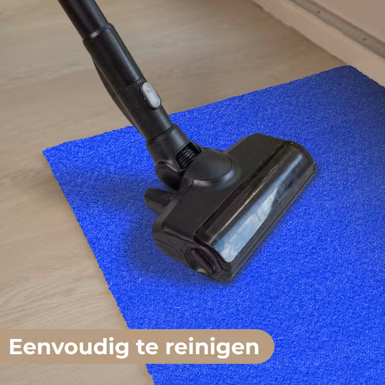 Electric - Blue - Blauw Deurmat klein 898 -reinigen_NL