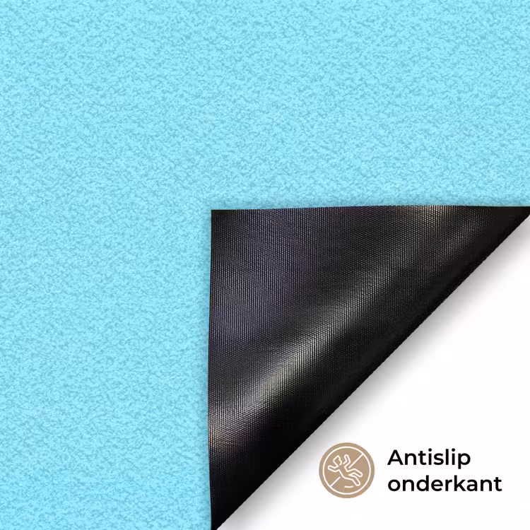 Electric - Cyan - Blauw Deurmat klein 898 -antislip_NL