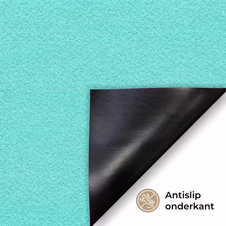Electric - Cyan - Turkoois Deurmat klein 898 -antislip_NL