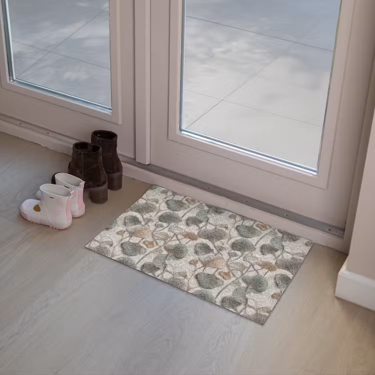 Elegant - Bladeren - Groen Deurmat klein 898 -sfeer3