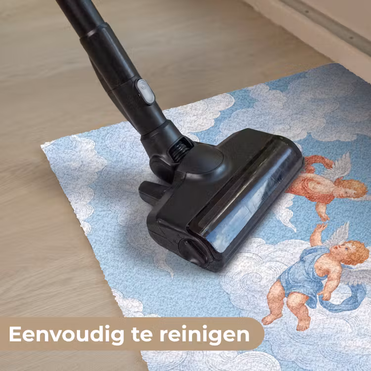 Engel - Vliegend - Klassiek - Blauw Deurmat klein -reinigen_NL