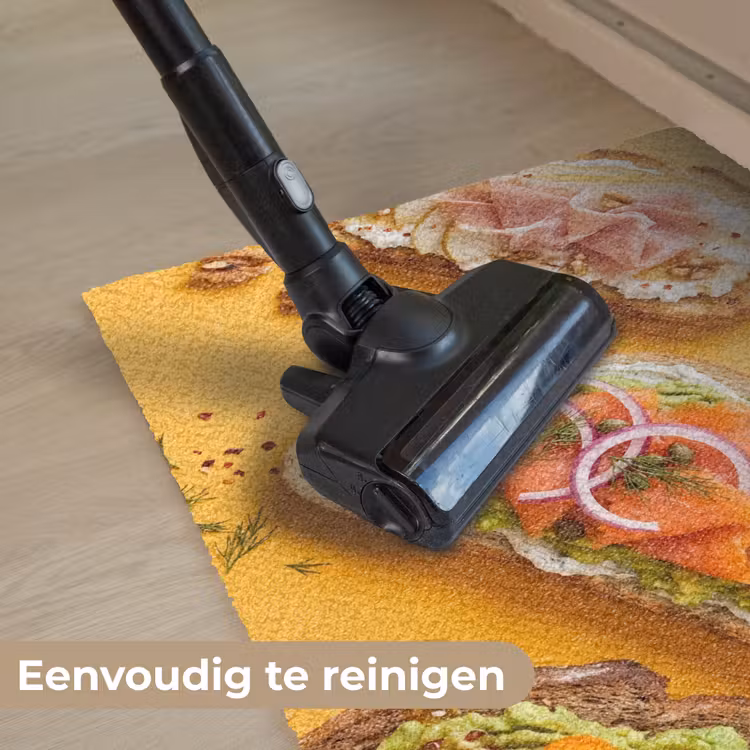 Eten - Brood - Ontbijt - Modern - Kleurrijk Deurmat klein -reinigen_NL
