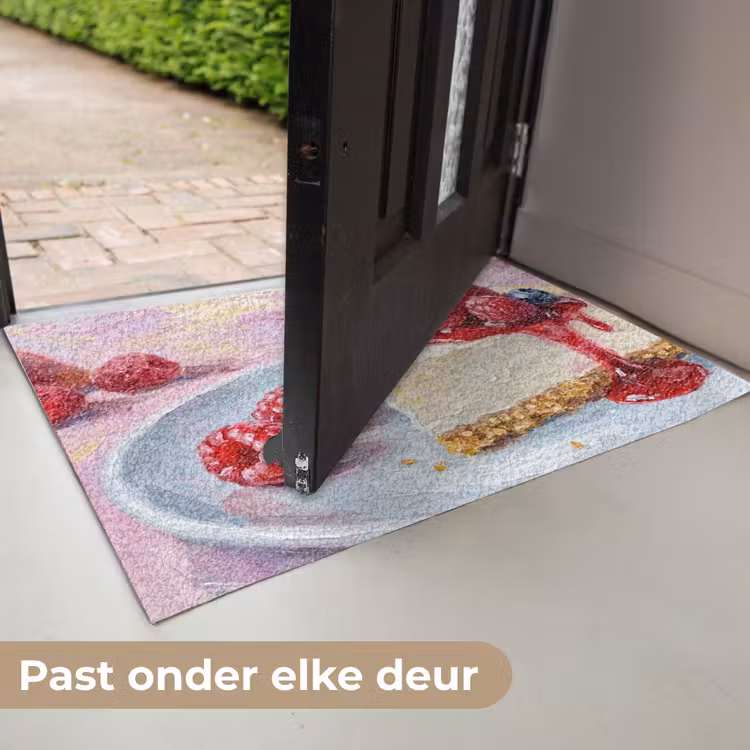 Eten - Cheesecake - Bessen - Abstract - Roze Deurmat klein -USP_NL