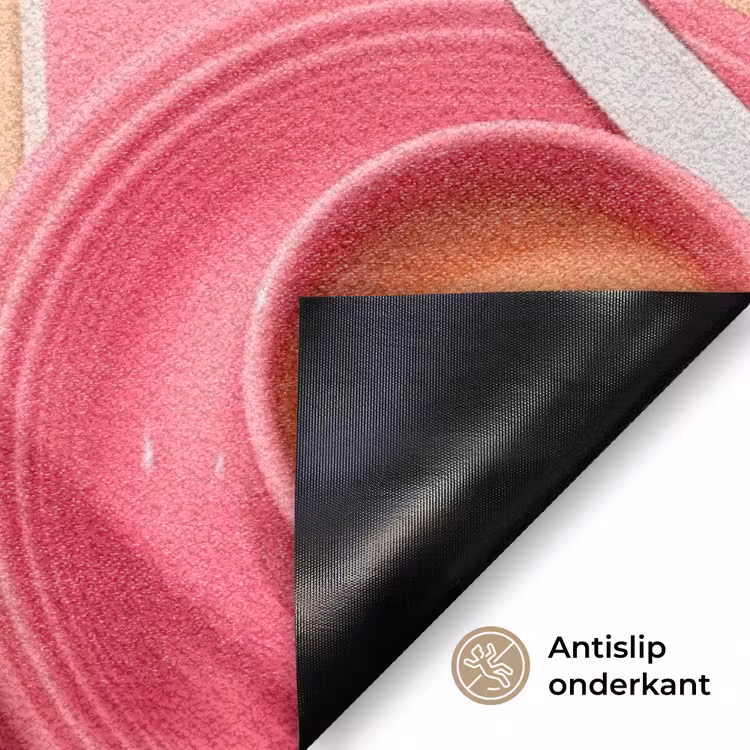 Eten - Citrusvruchten - Stillevens - Roze - Oranje Deurmat klein -antislip_NL