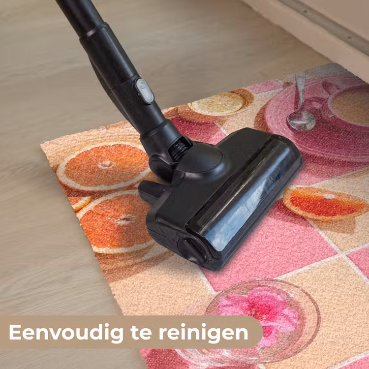 Eten - Citrusvruchten - Stillevens - Roze - Oranje Deurmat klein -reinigen_NL