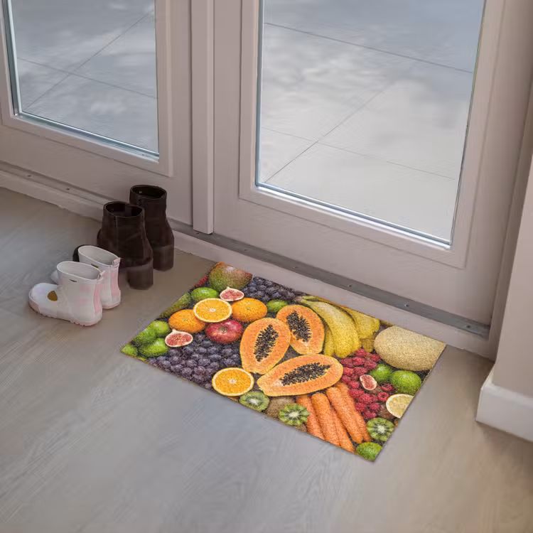Eten - Fruit - Groenten - Vers - Kleurrijk Deurmat klein -sfeer3