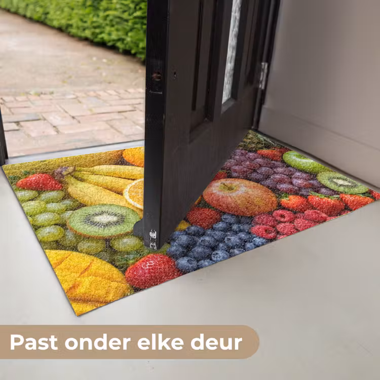 Eten - Fruit - Vers - Kleurrijk - Voeding Deurmat klein -USP_NL