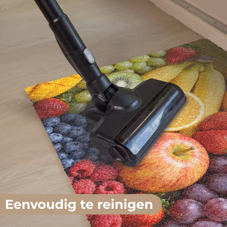 Eten - Fruit - Vers - Kleurrijk - Voeding Deurmat klein -reinigen_NL