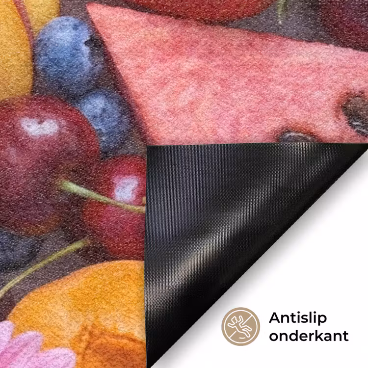 Eten - Fruit - Zomer - Kleurrijk Deurmat klein -antislip_NL