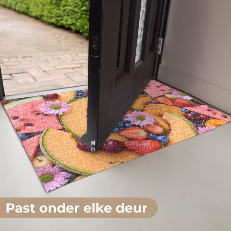 Eten - Fruit - Zomer - Kleurrijk Deurmat klein -USP_NL