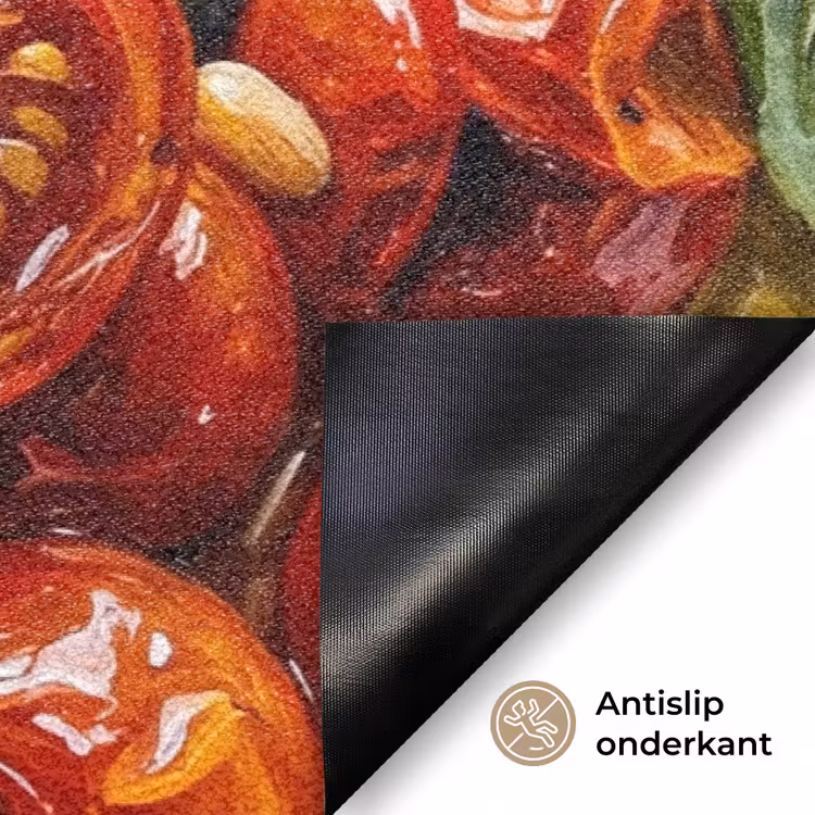 Eten - Groenten - Kaas - Modern - Vers Deurmat klein -antislip_NL