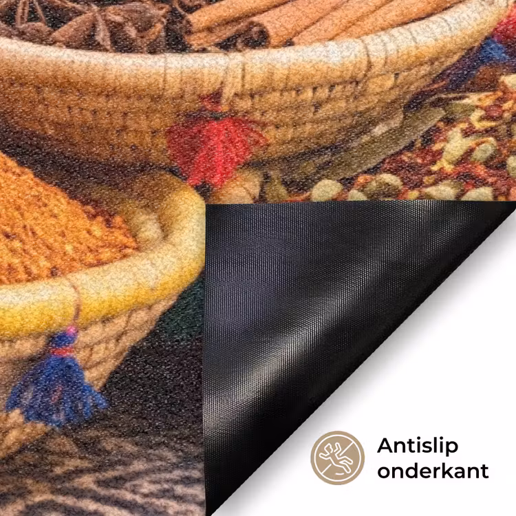 Deurmat - Eten - Kleurrijk - Cultuur - Eten - Kleurrijk - Cultuur Deurmat klein