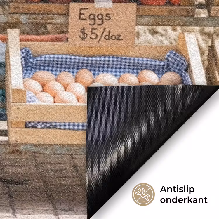 Deurmat - Eten - Markt - Vers - Eten - Markt - Vers Deurmat klein