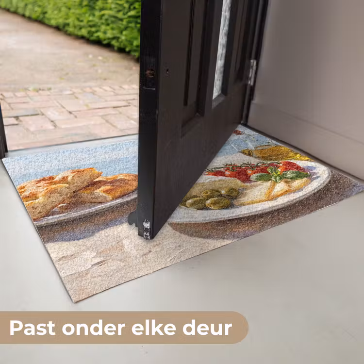 Eten - Middellandse Zee - Natuur - Geschilderd Deurmat klein -USP_NL