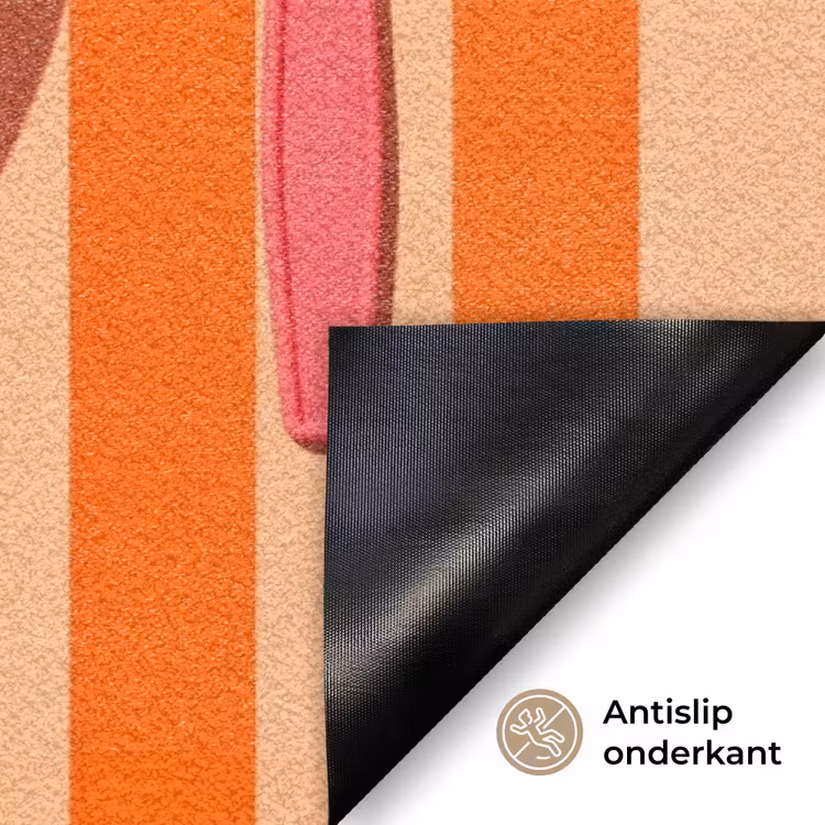 Eten - Oester - Zeevruchten - Oranje - Modern Deurmat klein -antislip_NL