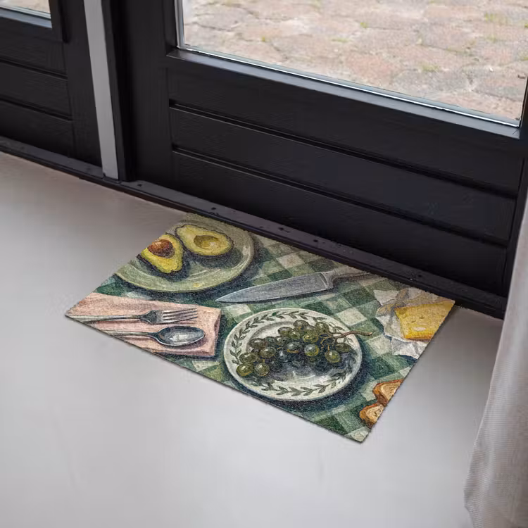 Eten - Ontbijt - Tafel - Modern - Groen Deurmat klein -sfeer2