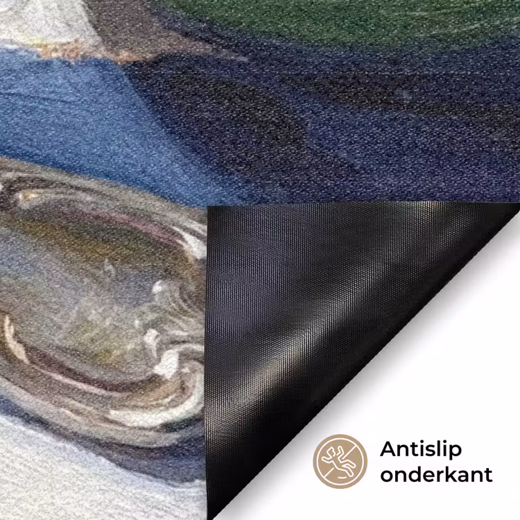 Eten - Passievrucht - Tropisch - Modern - Kleurrijk Deurmat klein -antislip_NL