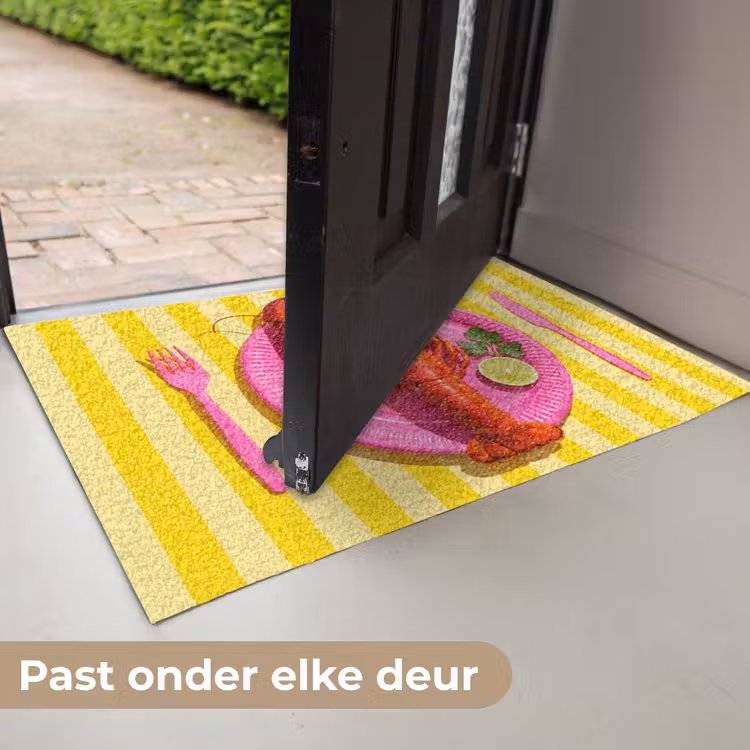 Eten - Roze - Geel - Modern - Culinaire Deurmat klein -USP_NL