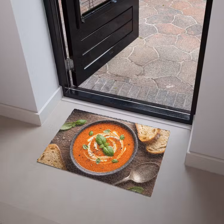 Eten - Soep - Basilicum - Rustiek - Rood Deurmat klein -sfeer5