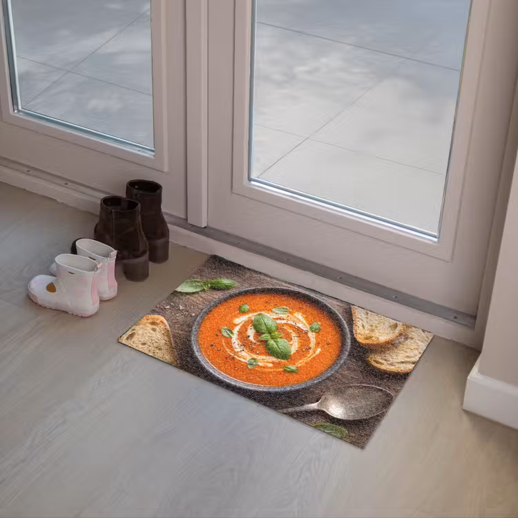Eten - Soep - Basilicum - Rustiek - Rood Deurmat klein -sfeer3