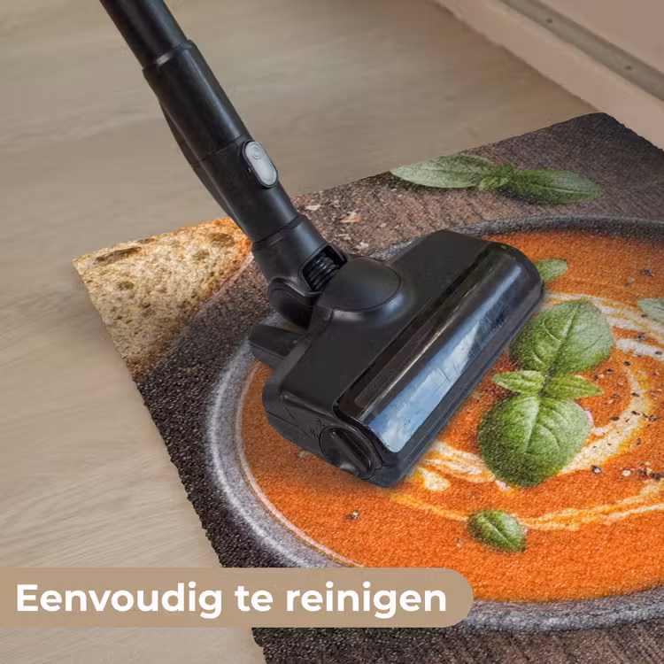Eten - Soep - Basilicum - Rustiek - Rood Deurmat klein -reinigen_NL
