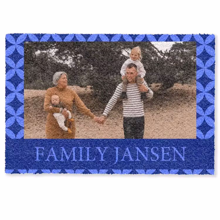 Familie - In - Patroon - Cirkel - Foto Deurmat klein -zkaufland3d