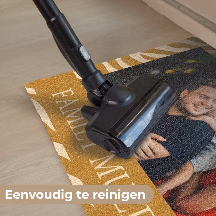 Familie - In - Patroon -  Dierenprint - Foto Deurmat klein -reinigen_NL