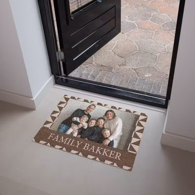 Familie - In - Patroon - Driehoek - Foto Deurmat klein -sfeer5