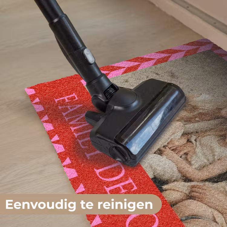 Familie - In - Patroon - Geometrisch- Foto Deurmat klein -reinigen_NL